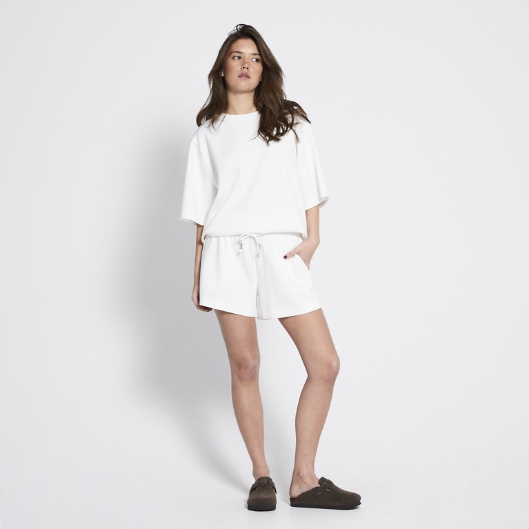 Soft lounge shorts "Adelia" Off white